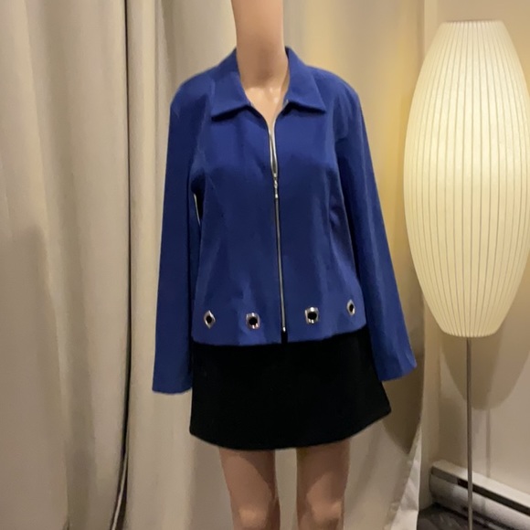 PTP 20 inches length 22” gorgeous, blue, zipper closure, removable shoulder pads - Picture 1 of 10